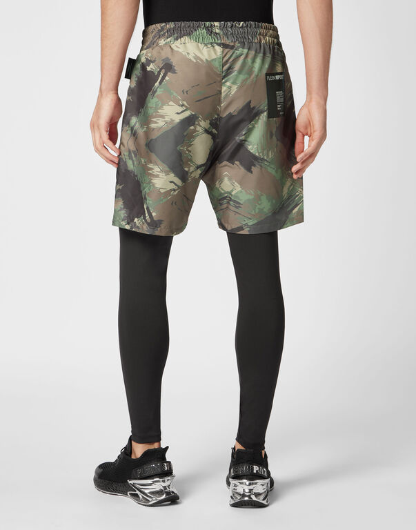 Plein Sport Running Pants Black / Multicolored