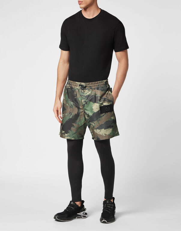 Plein Sport Running Pants Black / Multicolored