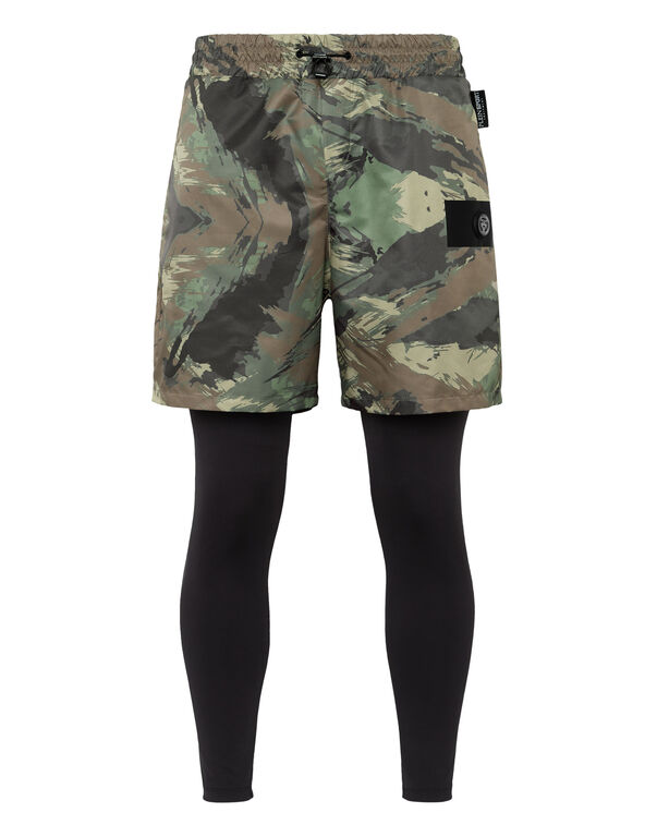 plein sport Running Pants black / multicolored