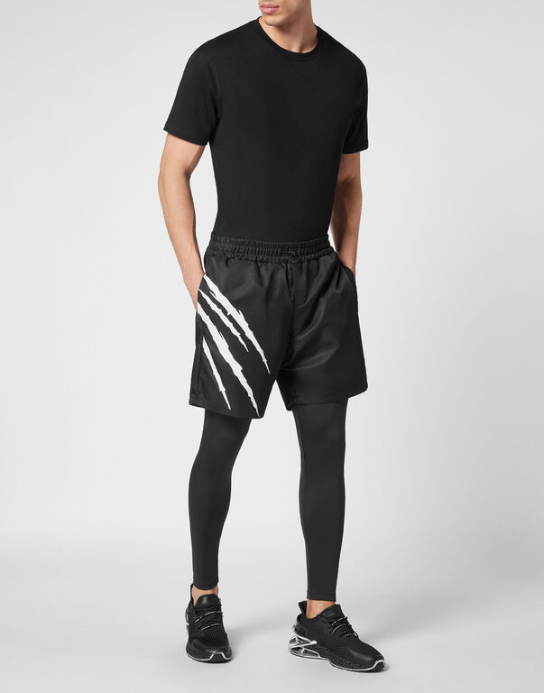 Plein Sport Running Pants Scratch Black