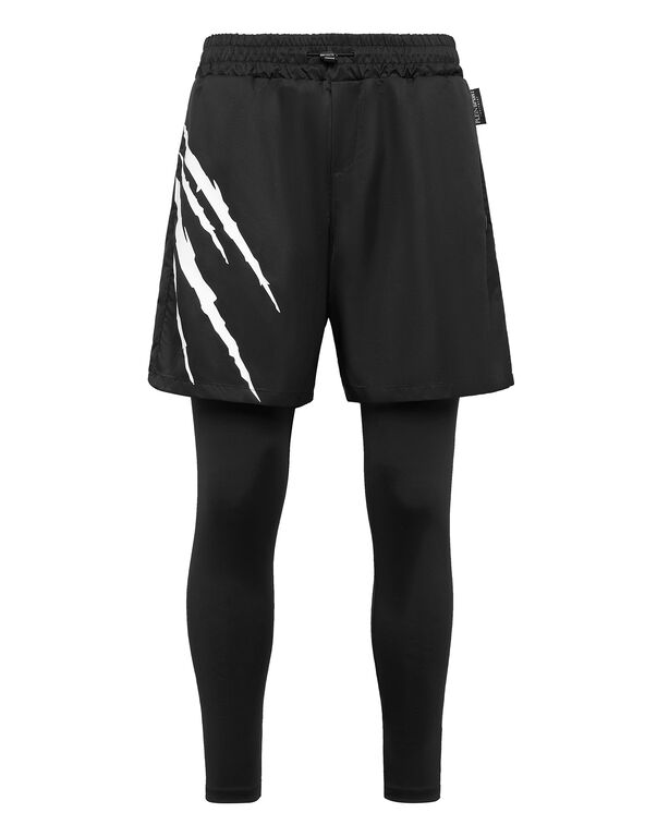 plein sport Running Pants Scratch black