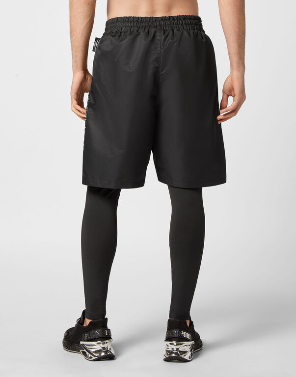 Plein Sport Running Pants Tiger Black