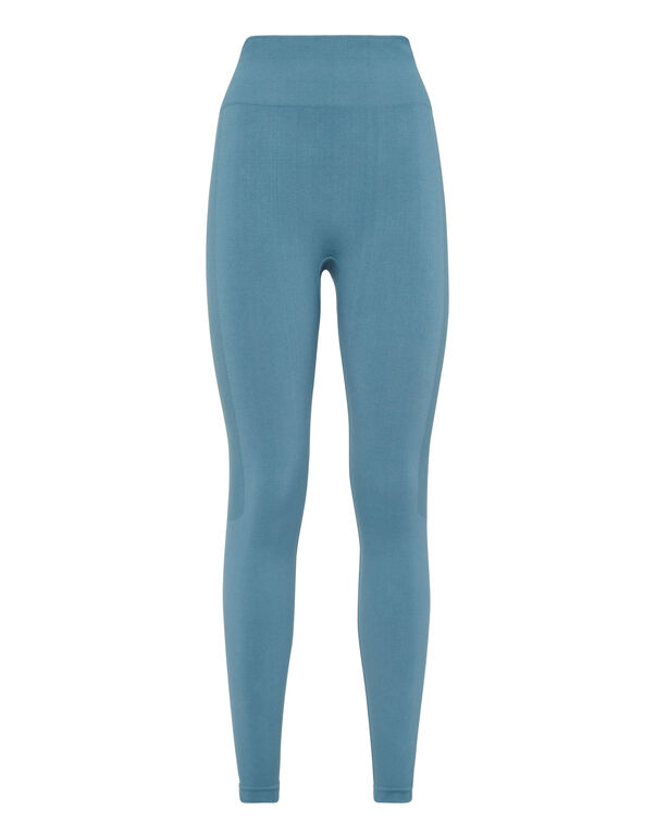 plein sport Seamless Sport Leggings Logo petrol