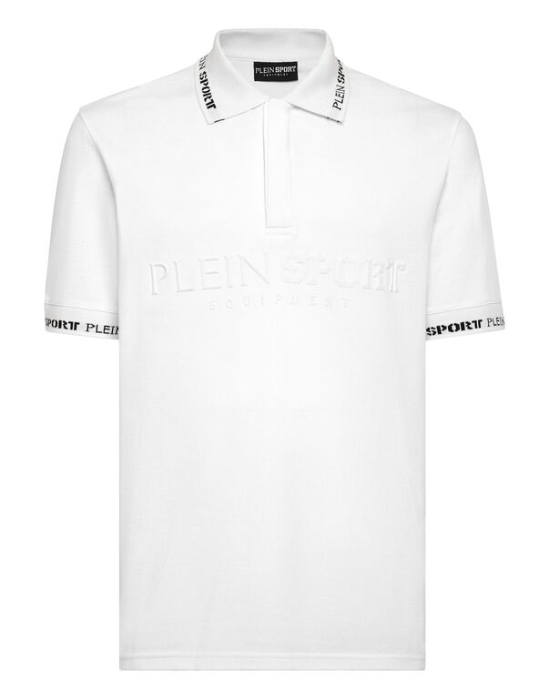 plein sport Short Sleeve Polo Statement white
