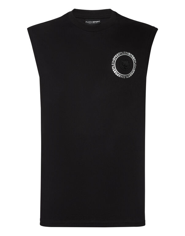 plein sport SLEEVELESS T-shirt black