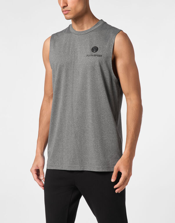 Plein Sport Sleeveless T-shirt Round Neck SS Black