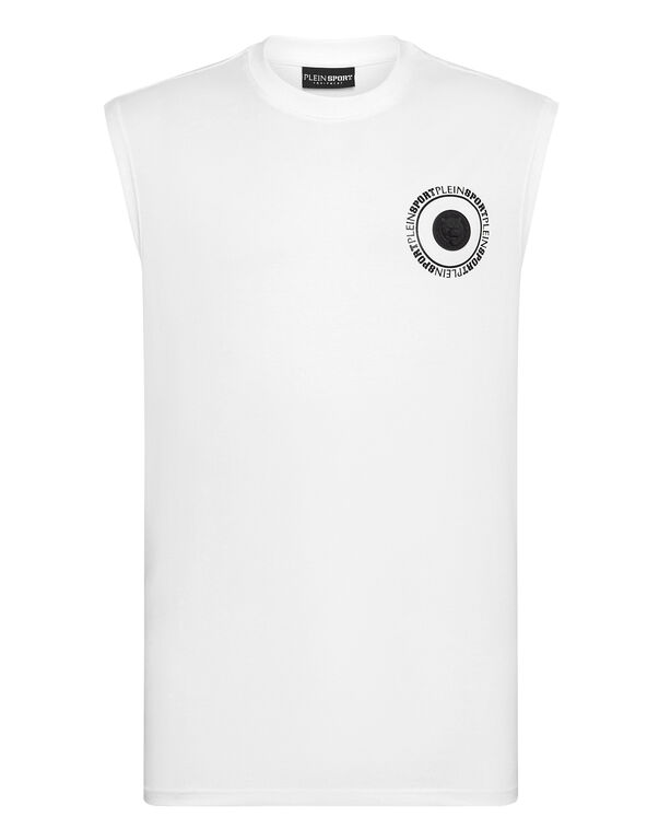 plein sport SLEEVELESS T-shirt white / black