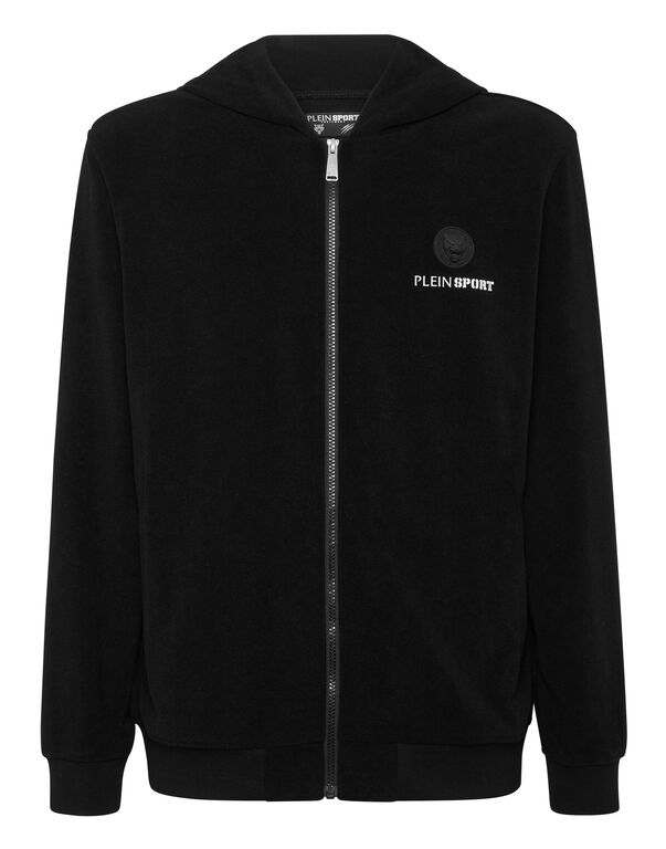 plein sport Sponge Hoodie Sweatjacket black