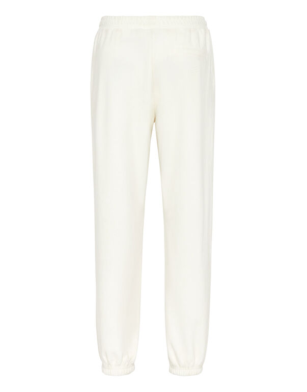 Plein Sport Sponge Jogger Pants Off White