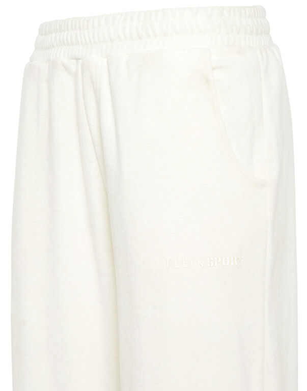 Plein Sport Sponge Jogger Pants Off White