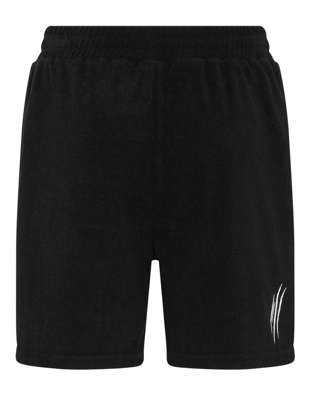Plein Sport Sponge Jogging Shorts Black