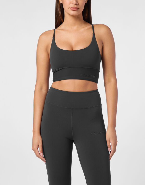 Plein Sport Sport Bra Black