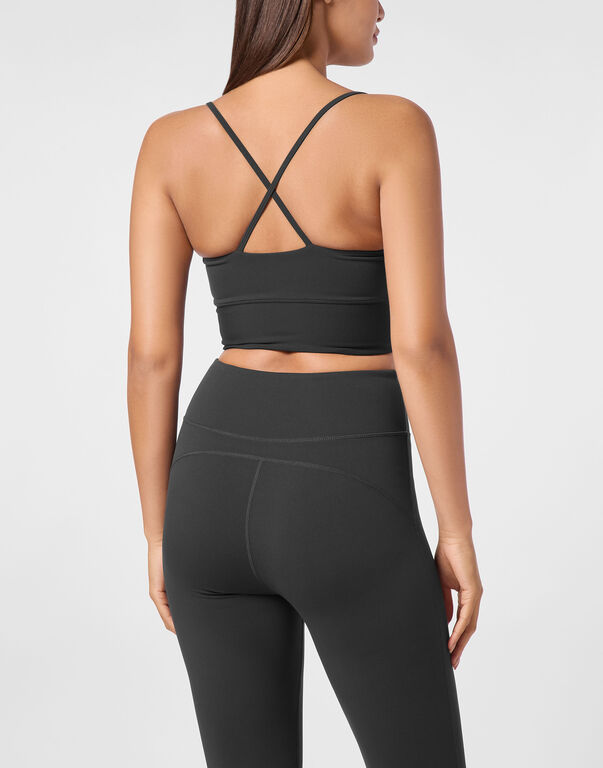 Plein Sport Sport Bra Black