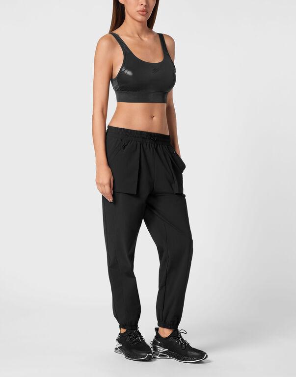 Plein Sport Sport Bra Scratch Black