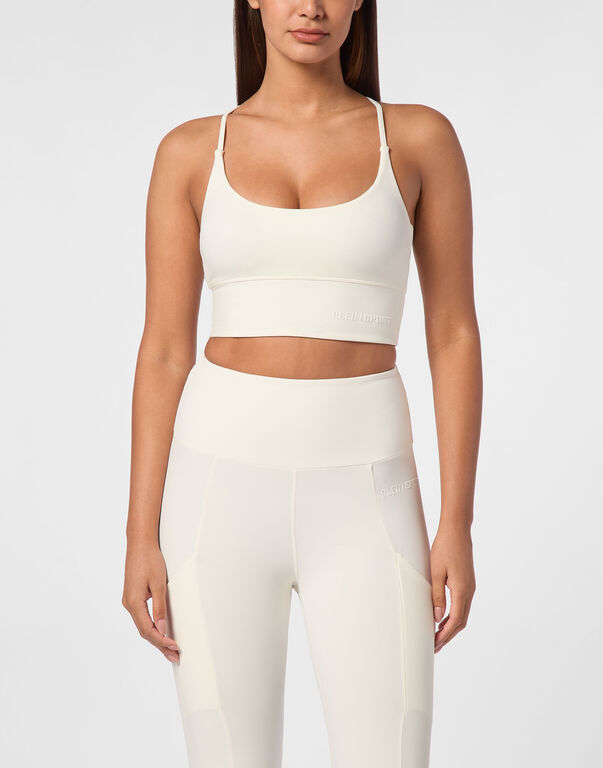 Plein Sport Sport Bra White