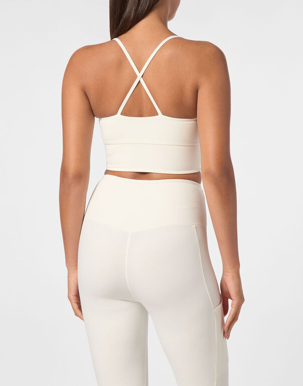 Plein Sport Sport Bra White