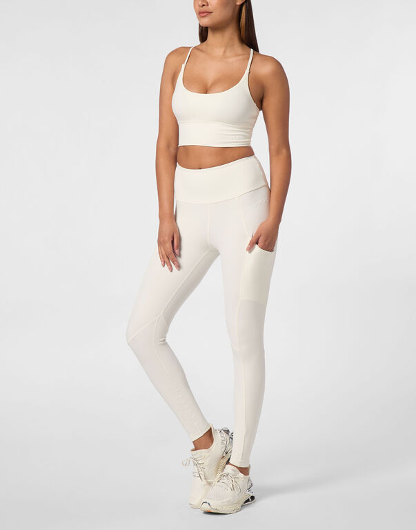 Plein Sport Sport Bra White