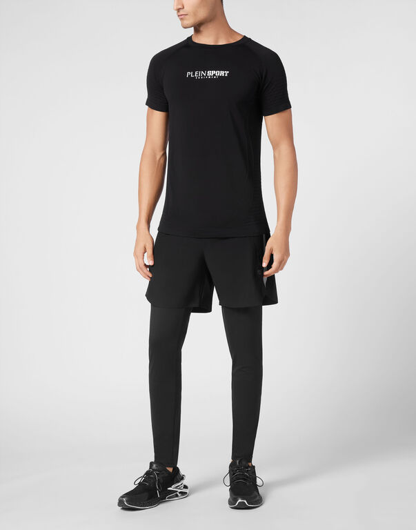 Plein Sport Sport T-shirt Round Neck SS Black