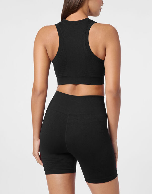Plein Sport Sport Top Black