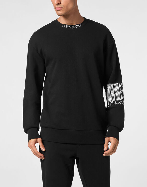 Plein Sport Sweatshirt LS Barcode Black
