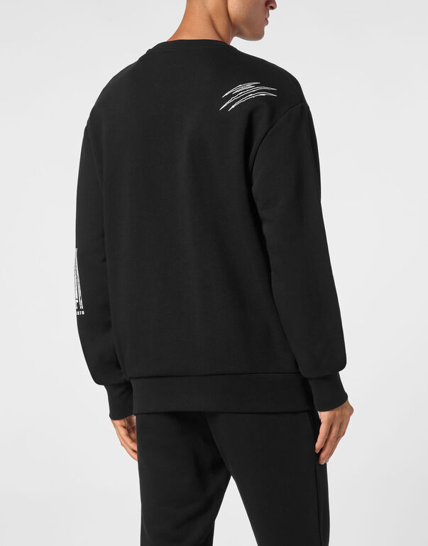 Plein Sport Sweatshirt LS Barcode Black