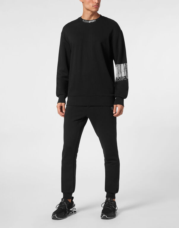Plein Sport Sweatshirt LS Barcode Black