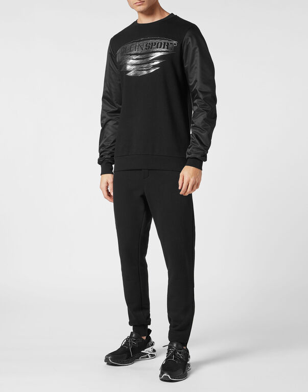 Plein Sport Sweatshirt LS Black/silver