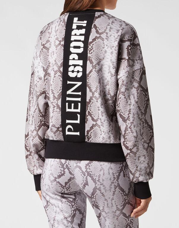 Plein Sport Sweatshirt LS Pitone Grey