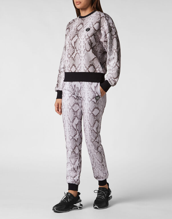 Plein Sport Sweatshirt LS Pitone Grey