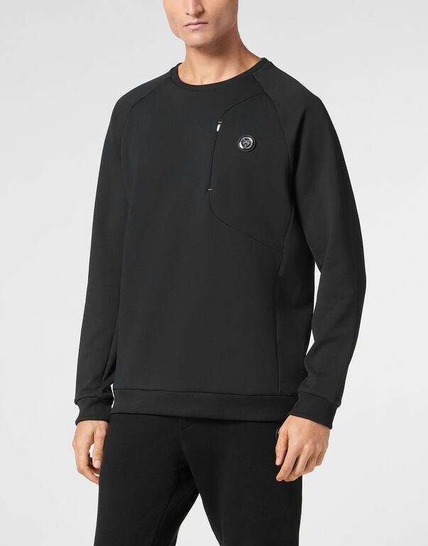 Plein Sport Sweatshirt LS Racing Black