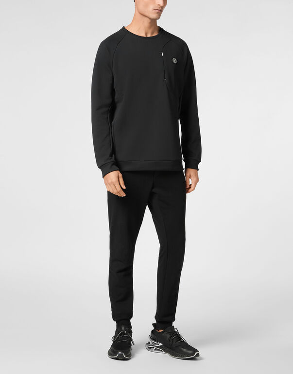 Plein Sport Sweatshirt LS Racing Black