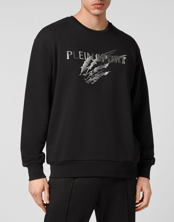Plein Sport Sweatshirt LS Scratch Black/silver