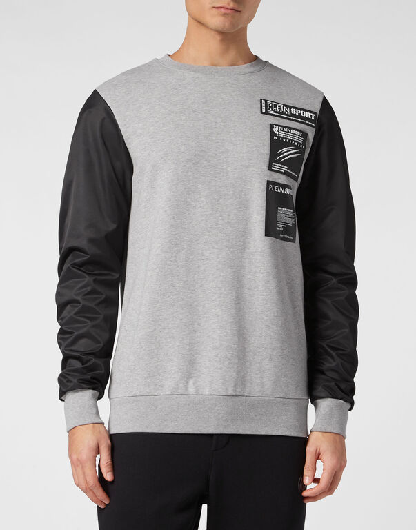 Plein Sport Sweatshirt LS Scratch Grey