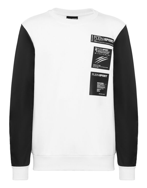 plein sport Sweatshirt LS Scratch white
