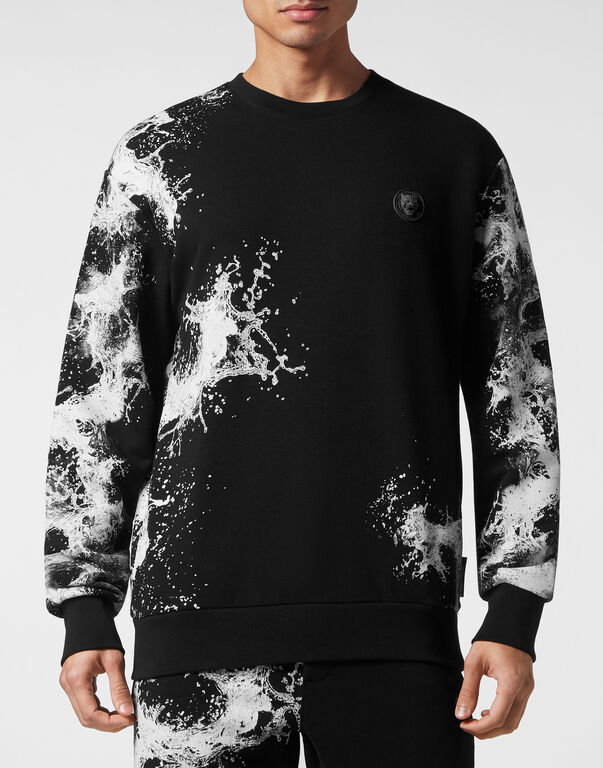 Plein Sport Sweatshirt LS Splash Extreme Black