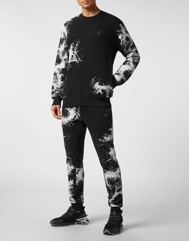 Plein Sport Sweatshirt LS Splash Extreme Black