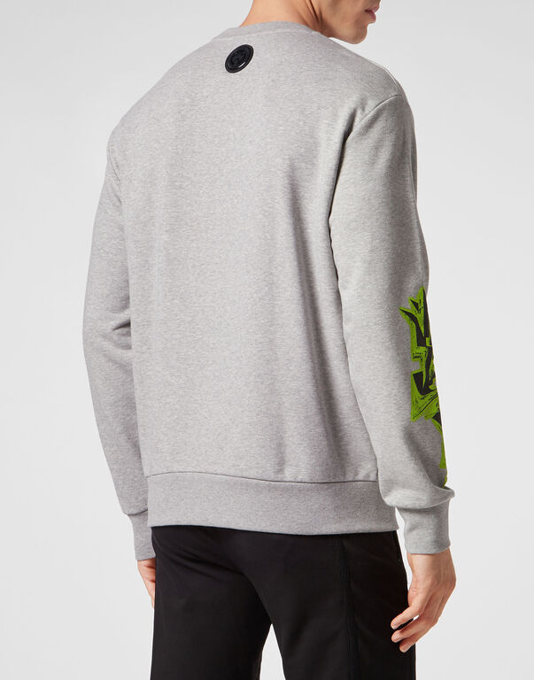Plein Sport Sweatshirt LS Thunder Tiger Grey