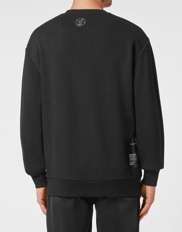 Plein Sport Sweatshirt LS Tiger Black / Black