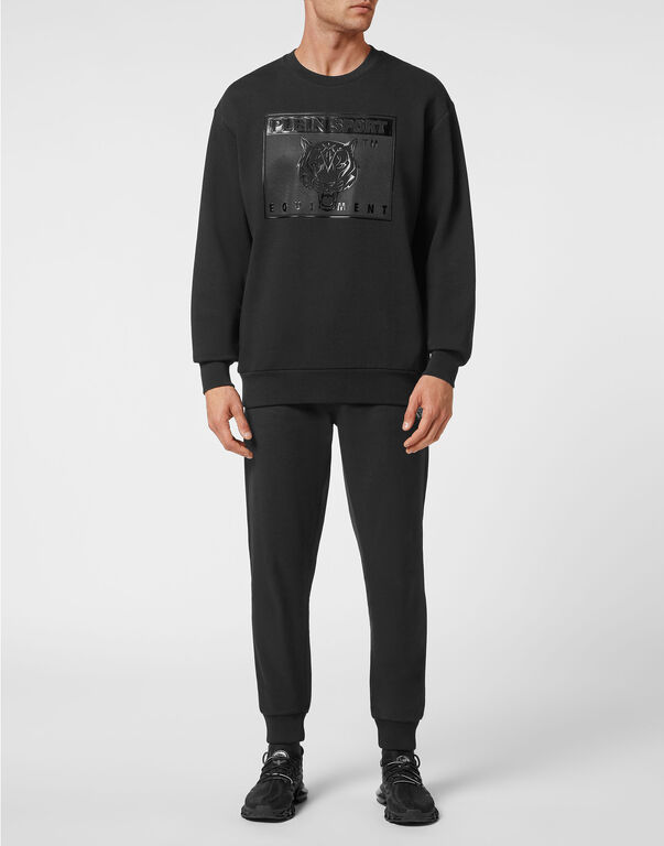 Plein Sport Sweatshirt LS Tiger Black / Black