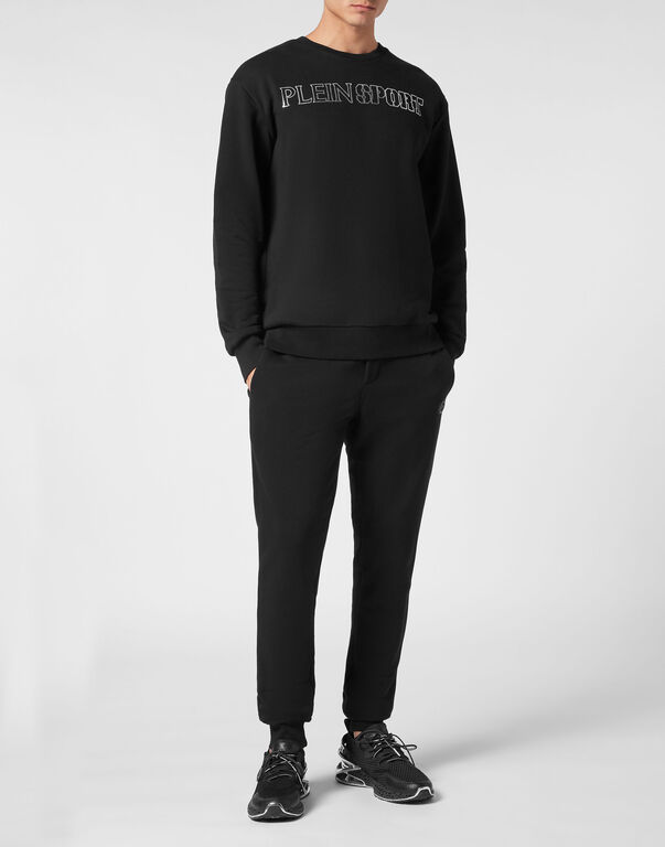 Plein Sport Sweatshirt LS Tiger Black/silver