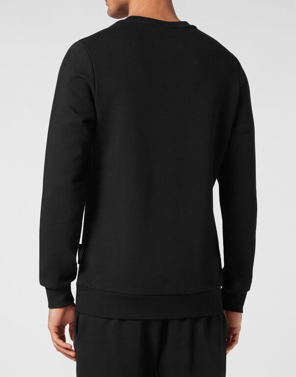 Plein Sport Sweatshirt LS Tiger Black / White