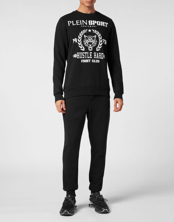 Plein Sport Sweatshirt LS Tiger Black / White