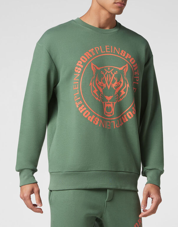 Plein Sport Sweatshirt LS Tiger Military