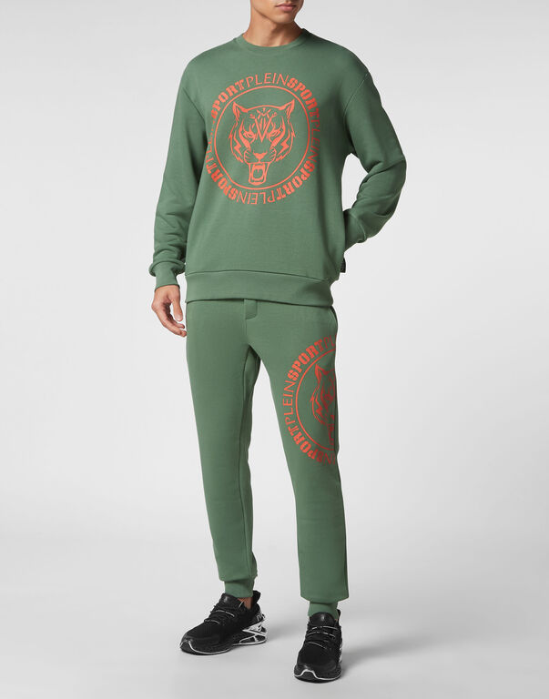 Plein Sport Sweatshirt LS Tiger Military