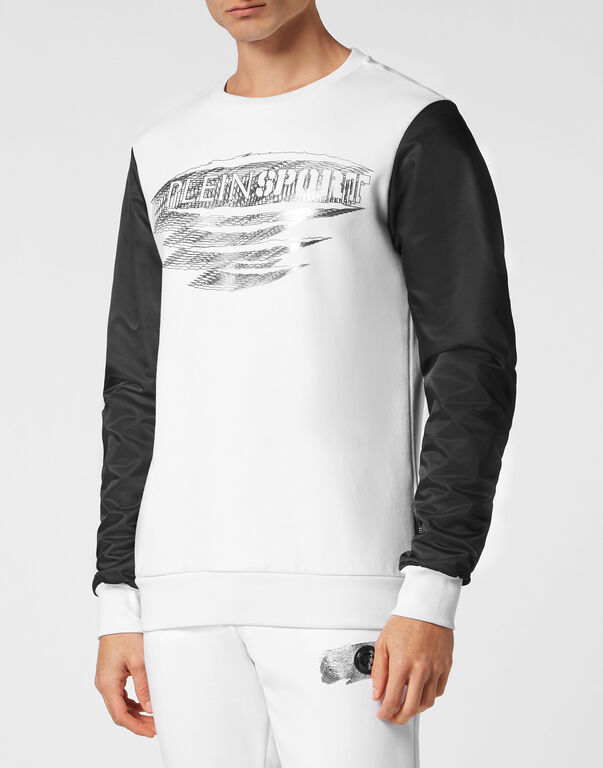 Plein Sport Sweatshirt LS White/silver