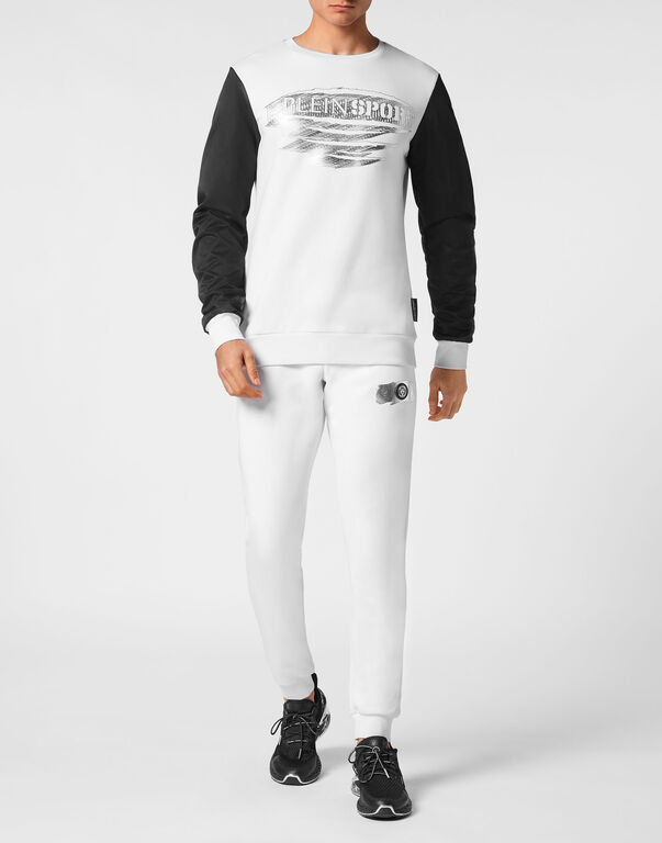 Plein Sport Sweatshirt LS White/silver