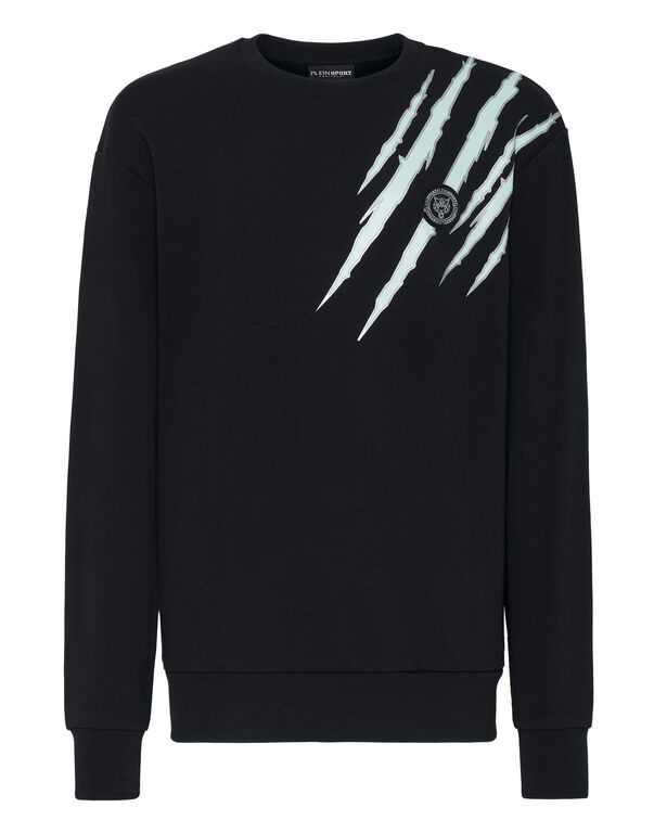 plein sport Sweatshirt Scratch black/mint green