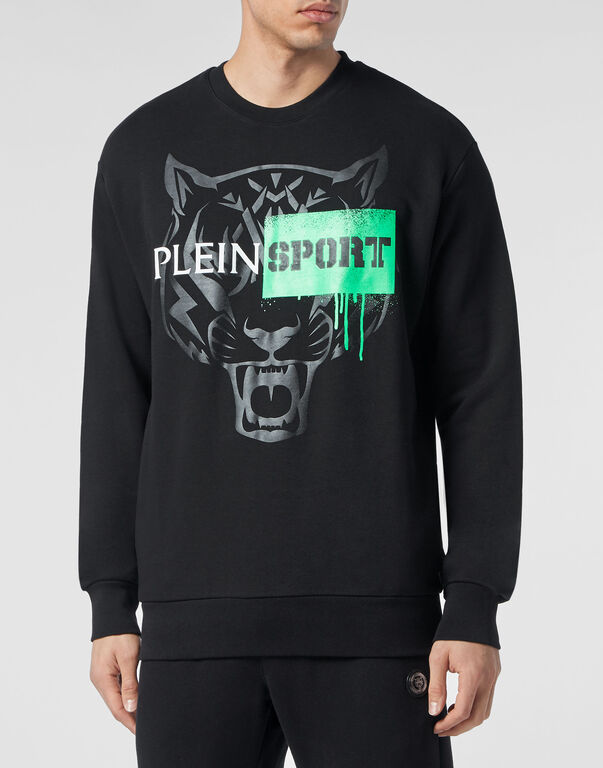 Plein Sport Sweatshirt Tiger Black / Black