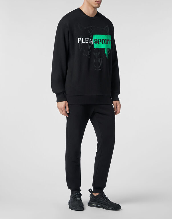 Plein Sport Sweatshirt Tiger Black / Black