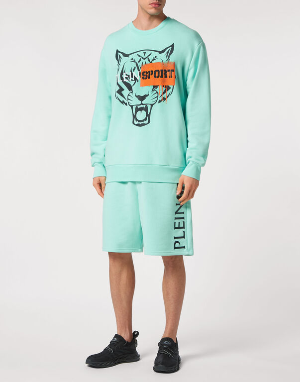 Plein Sport Sweatshirt Tiger Mint Green